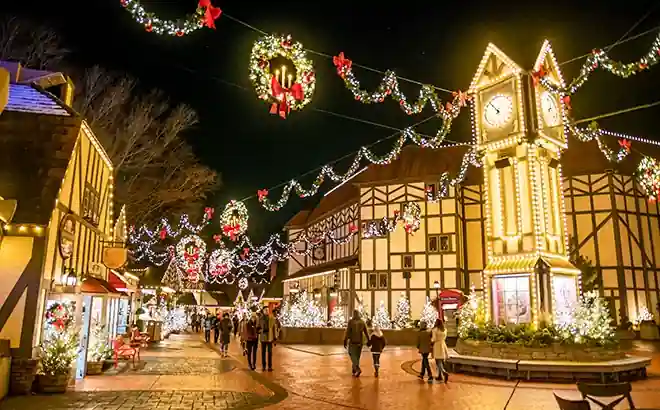 Christmas Town at Busch Gardens