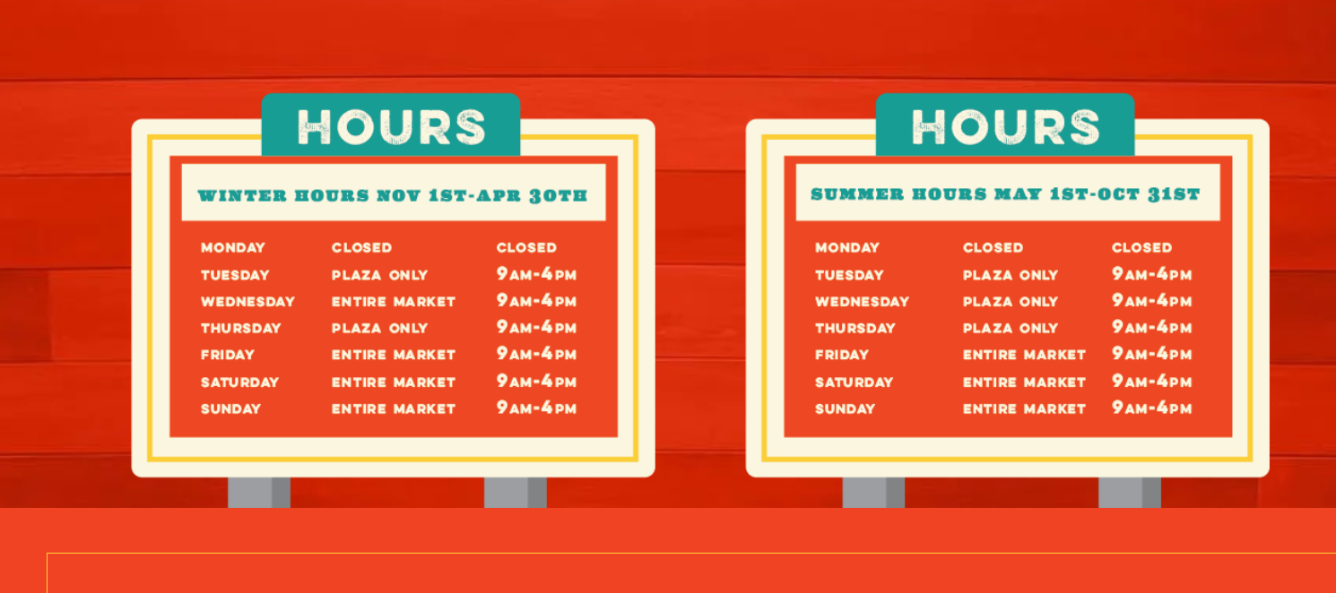 Red Barn Flea Market Hours