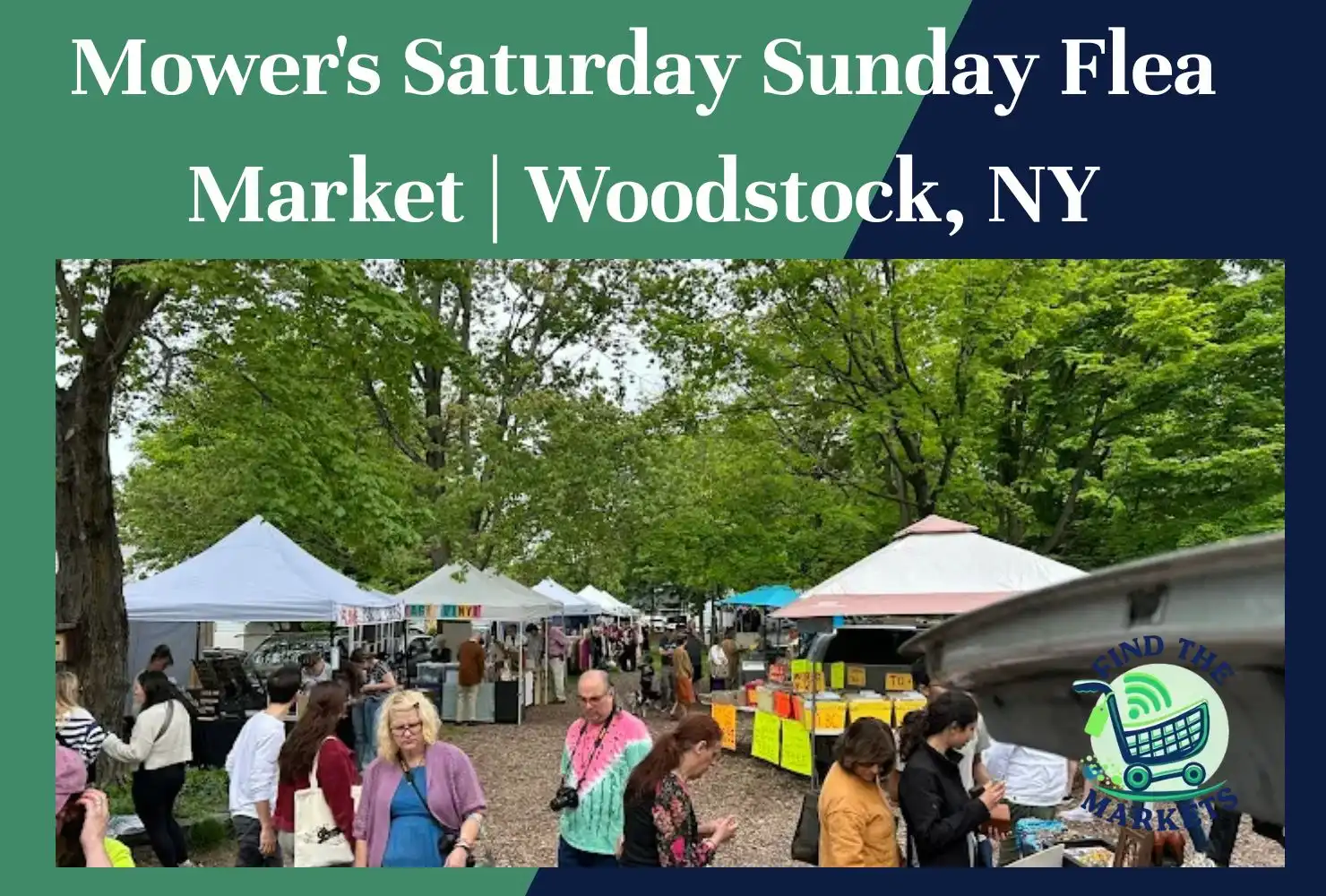 mower's saturday sunday flea market woodstock, ny
