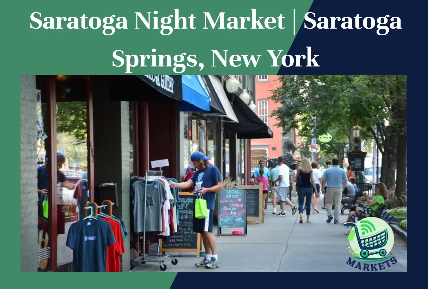 saratoga night market saratoga springs, new york