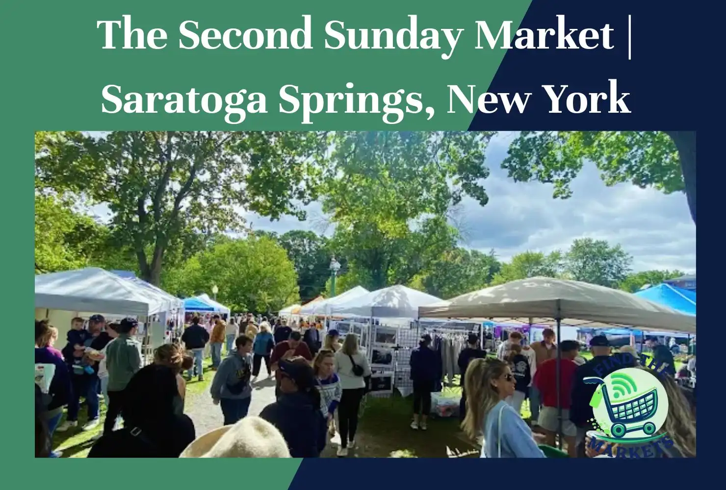 the second sunday market saratoga springs, new york