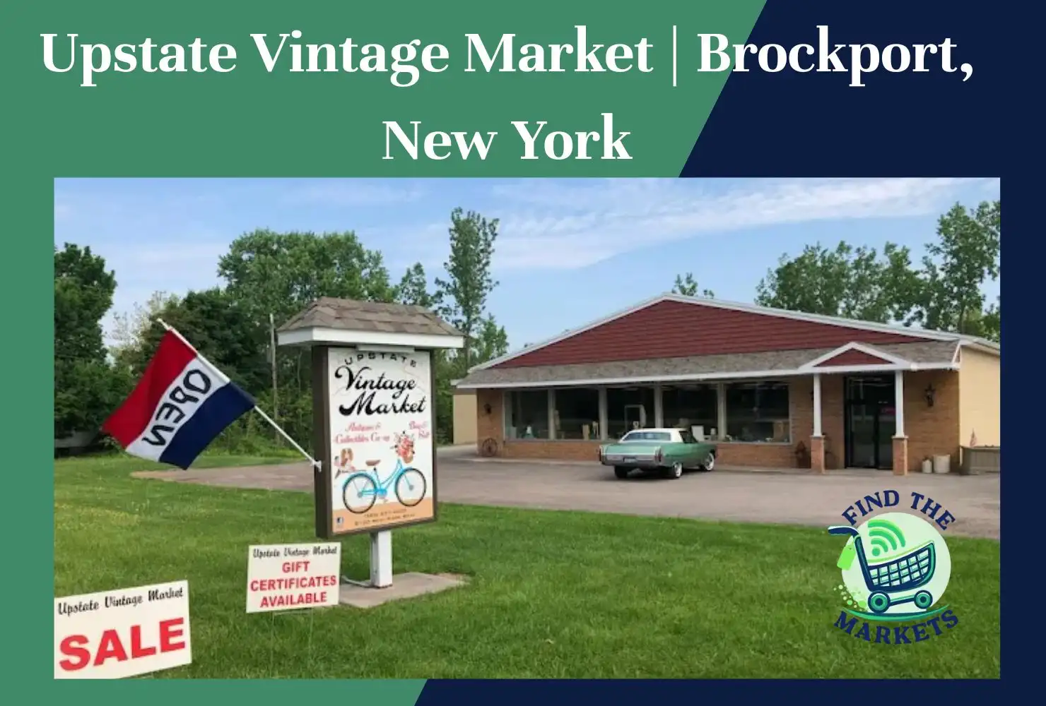 upstate vintage market brockport, new york