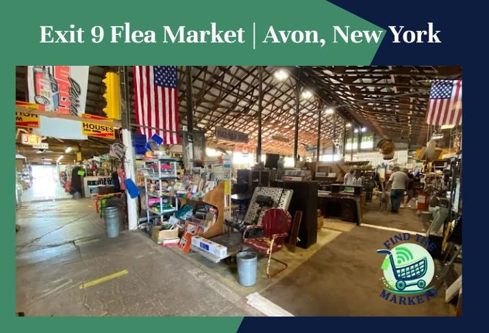 exit 9 flea market, avon, new york