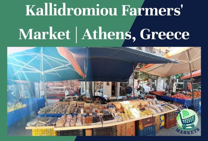 Kallidromiou Farmers' Market Athens, Greece