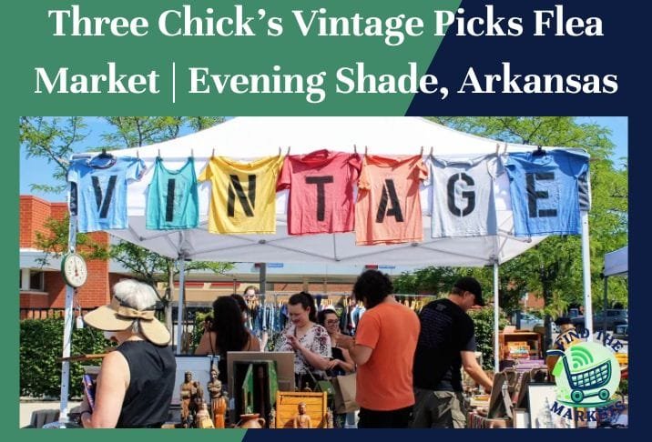 Three Chick’s Vintage Picks Flea Market Evening Shade, Arkansas