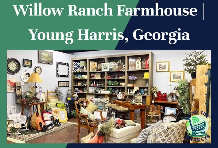 Vintage Garage Antiques at Old Clarkesville Mill Georgia